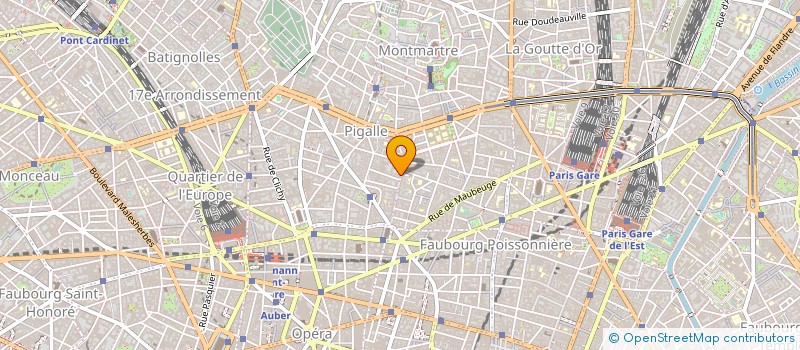 localisation de l'entreprise CIE FINANCIERE FONCIERE MLLE  PARIS