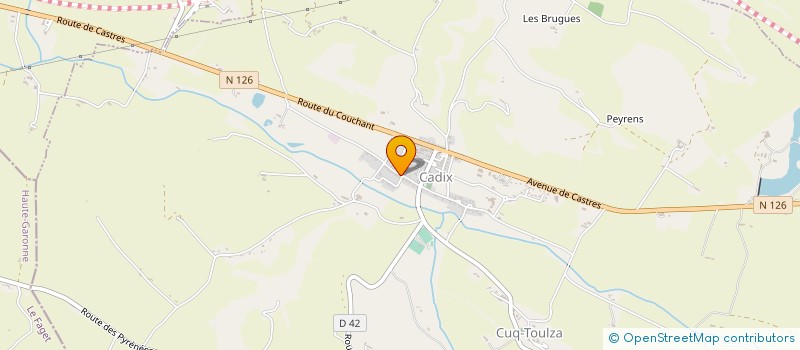 localisation de l'entreprise CIE FINANCIERE INVEST EUROPEEN  CUQ-TOULZA