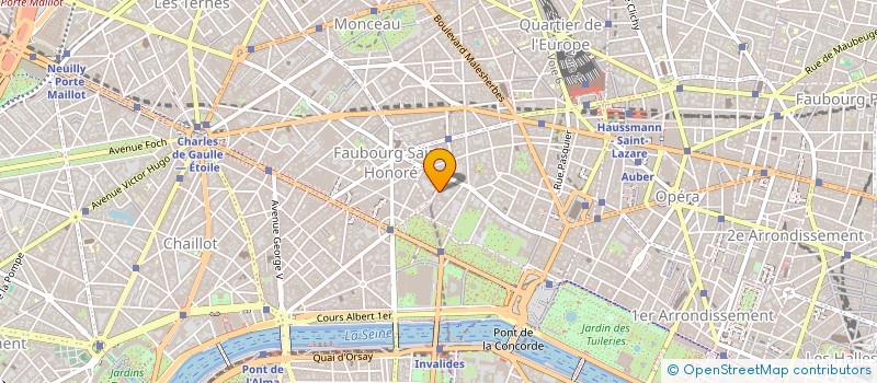 localisation de l'entreprise CIE FINANCIERE JEAN LION à PARIS