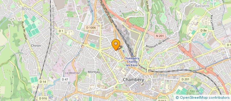 localisation de l'entreprise CIE FINANCIERE PAYS DE SAVOIE à CHAMBERY