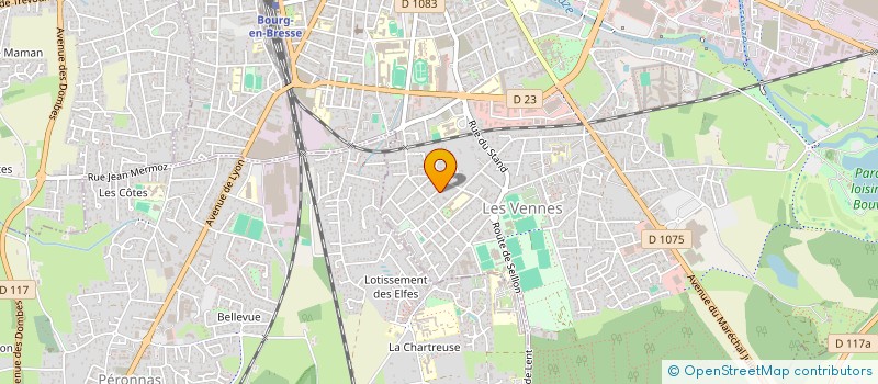 localisation de l'entreprise CIE FOUTRAK à BOURG-EN-BRESSE