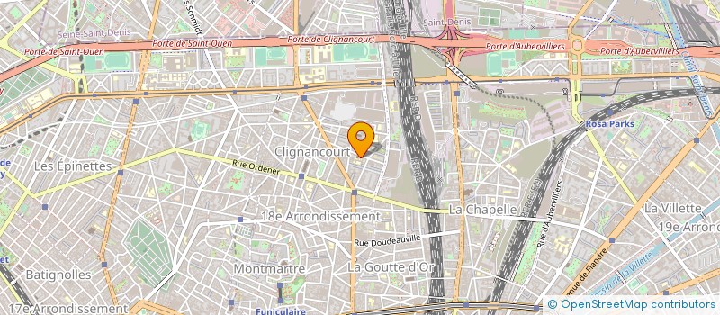 localisation de l'entreprise CIE FR FOURNI ADMIN FOURNI DEP ENTRETIEN à PARIS