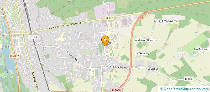 localisation de l'entreprise CIE FR INDUST & COMMERCE INTERNAT à AMILLY