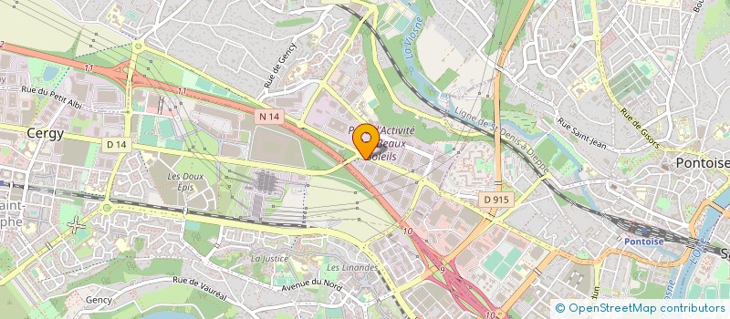 localisation de l'entreprise CIE FRANC APPLICAT TECHNI SOND  OSNY