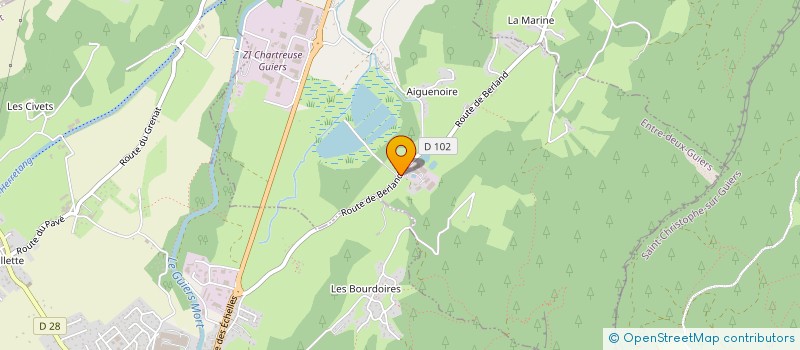 localisation de l'entreprise CIE FRANC GRANDE CHARTREUSE à ENTRE-DEUX-GUIERS