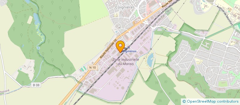 localisation de l'entreprise CIE FRANC TRANSACT IMMOBILIERE  COIGNIERES