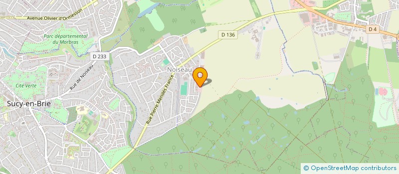 localisation de l'entreprise CIE FRANCAISE DE DALLAGE COFRADAL  NOISEAU