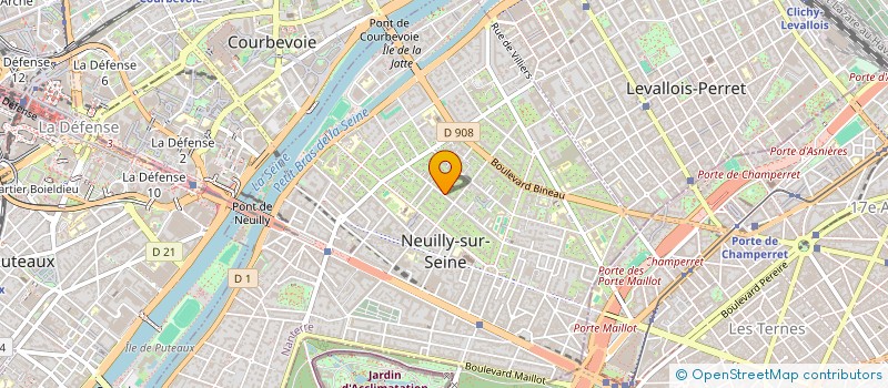 localisation de l'entreprise CIE FRANCAISE DE LINOLEUM ET CAOUTCHOUC à NEUILLY-SUR-SEINE