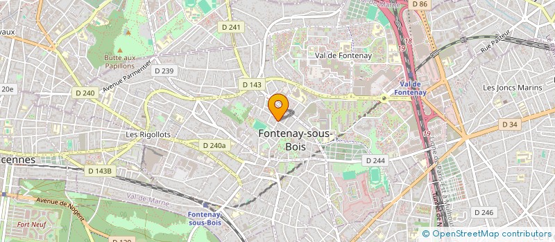 localisation de l'entreprise CIE FRANCAISE DE PECHE ET DISTRIBUTION à FONTENAY-SOUS-BOIS
