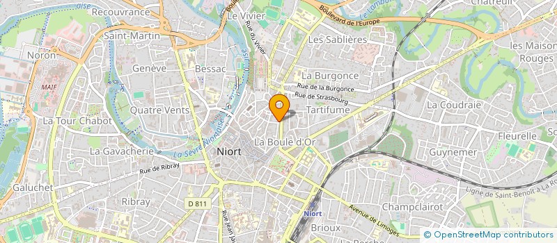 localisation de l'entreprise CIE FRANCAISE DE REALISATIONS MECANIQUES  NIORT