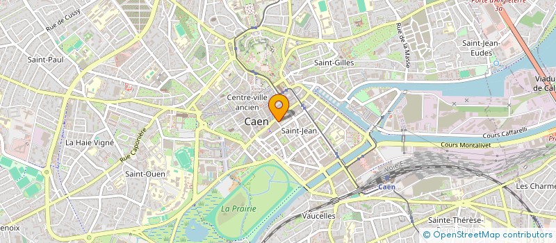 localisation de l'entreprise CIE FRANCAISE ETUDES INVESTISSEMENTS à CAEN