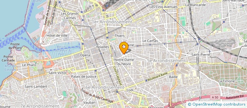 localisation de l'entreprise CIE FRANCAISE NEGOCE COMMISSION à MARSEILLE