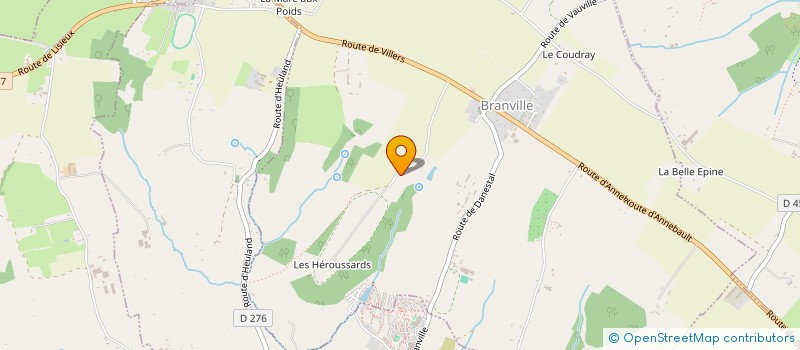 localisation de l'entreprise CIE FRANCAISE PRODUITS CHIMIQUES à BRANVILLE