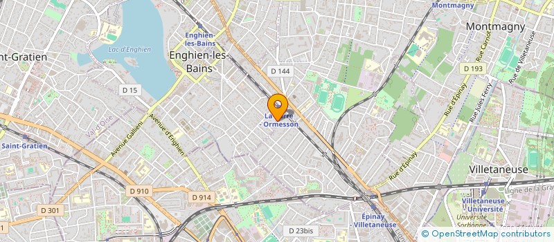 localisation de l'entreprise CIE FRANCILIENNE DE REHABILITATION  ENGHIEN-LES-BAINS