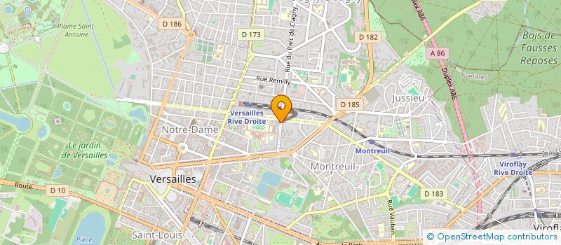 localisation de l'entreprise CIE FRSE APPROVIS ET COURTAGE à VERSAILLES