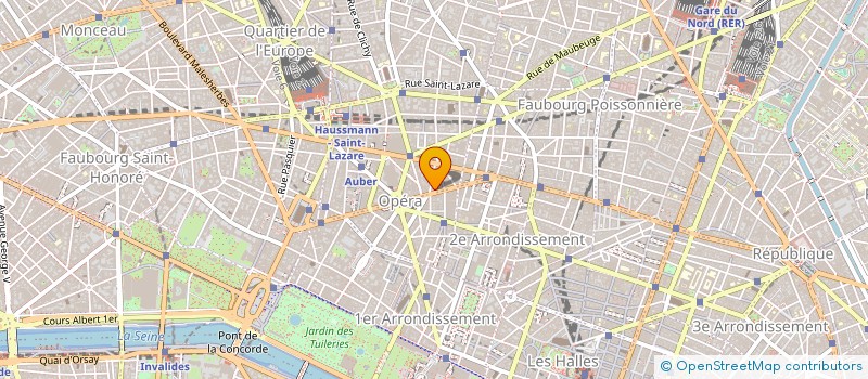 localisation de l'entreprise CIE FSE DES ETPS FRIGORIFIQUES à PARIS