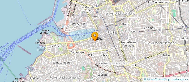 localisation de l'entreprise CIE GENE PARFUME BEAUTERAMA à MARSEILLE 1ER