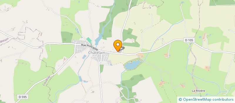 localisation de l'entreprise CIE GENERALE ALARME ET SURVEILLANCE  CHATELAIN