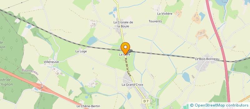 localisation de l'entreprise CIE GENERALE D'ORGANISATION à BOURNEZEAU
