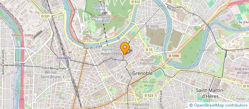 localisation de l'entreprise CIE GENERALE DE MAINTENANCE à GRENOBLE