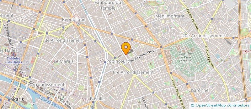 localisation de l'entreprise CIE GENERALE DE VISSERIE à PARIS