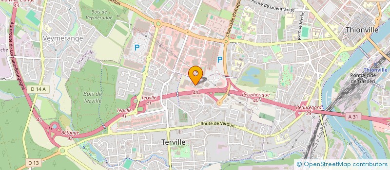 localisation de l'entreprise CIE GENERALE DU FAUTEUIL  TERVILLE