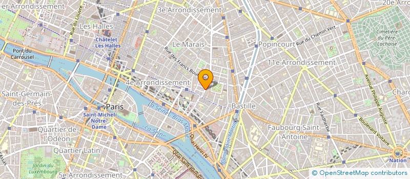 localisation de l'entreprise CIE GENERALE EUROP INVESTISSEMENT  PARIS