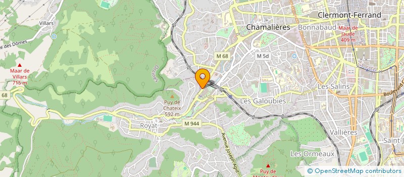 localisation de l'entreprise CIE GENERALE RADIOTELEPHONE à CHAMALIERES