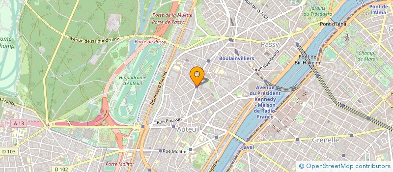 localisation de l'entreprise CIE GESTION IMMEUBLE ALFANDARI  PARIS