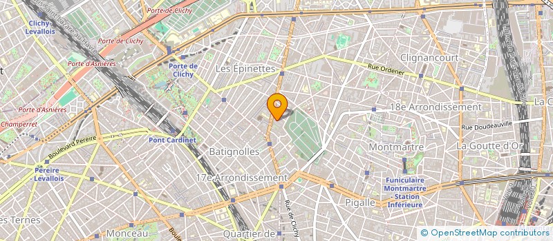 localisation de l'entreprise CIE GUY BERNARD à PARIS