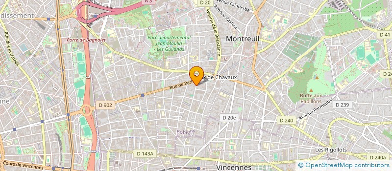 localisation de l'entreprise CIE HALTEATOUT à MONTREUIL
