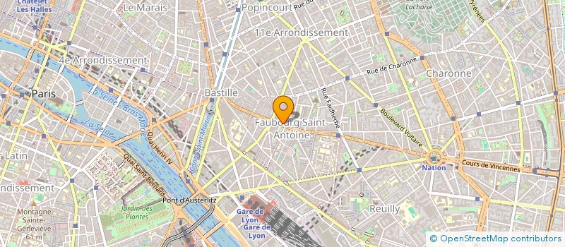 localisation de l'entreprise CIE HERMINE KARAGHEUZ  PARIS 11