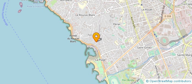 localisation de l'entreprise CIE HOTEL HOSPITALIERE DE MONTPERRIN à MARSEILLE