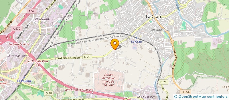 localisation de l'entreprise CIE IL TEATRO D'ELIB & LUL  LA CRAU