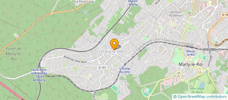 localisation de l'entreprise CIE IMMOBILIERE CENNERELLI  L'ETANG-LA-VILLE