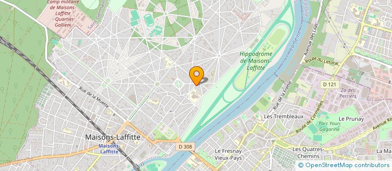 localisation de l'entreprise CIE IMMOBILIERE TRAVAUX COMMERCIALISAT  MAISONS-LAFFITTE