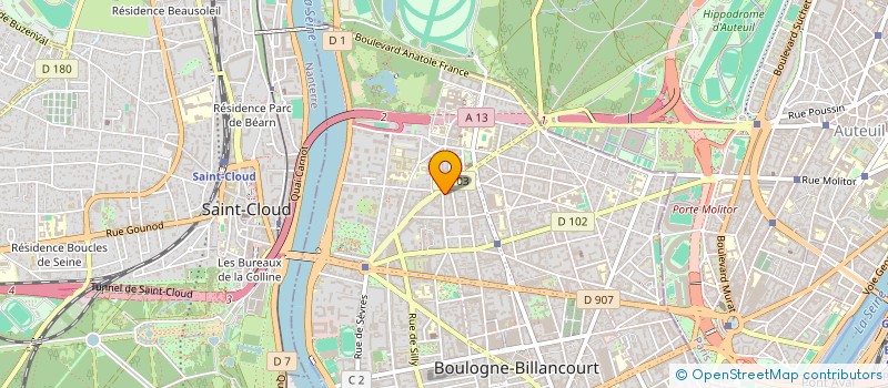 localisation de l'entreprise CIE IMPORT EXPORT COMMERCE à BOULOGNE-BILLANCOURT