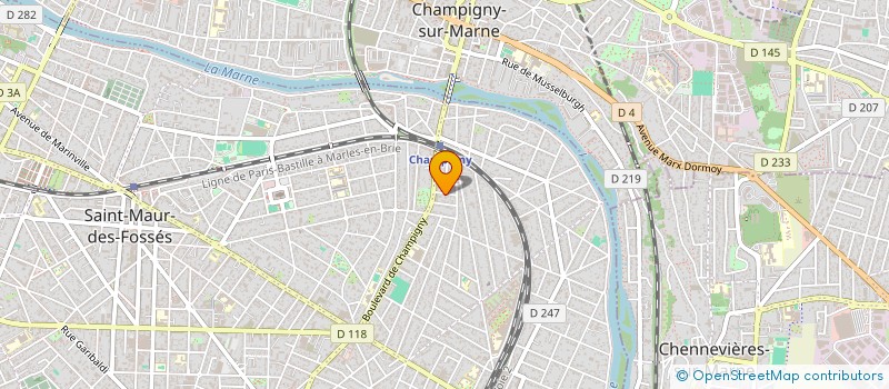 localisation de l'entreprise CIE INDUSTR MECANIQ APPLIQUEE à SAINT-MAUR-DES-FOSSES