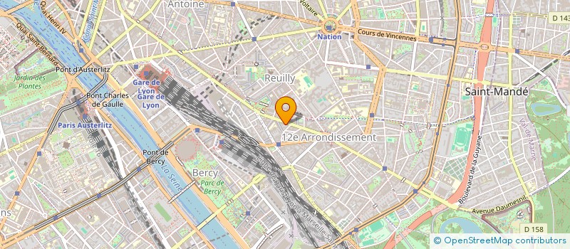 localisation de l'entreprise CIE INDUSTRIELLE BATIMENT ET AMENAGEMENT à PARIS