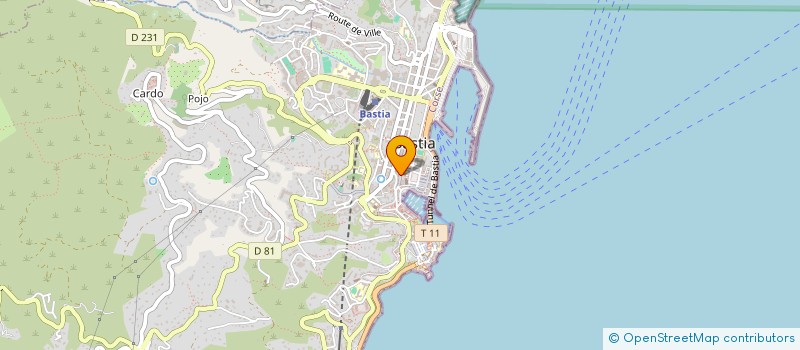 localisation de l'entreprise CIE INT DIFFUSION TECHNIQUE SCIENTIFIQUE à BASTIA
