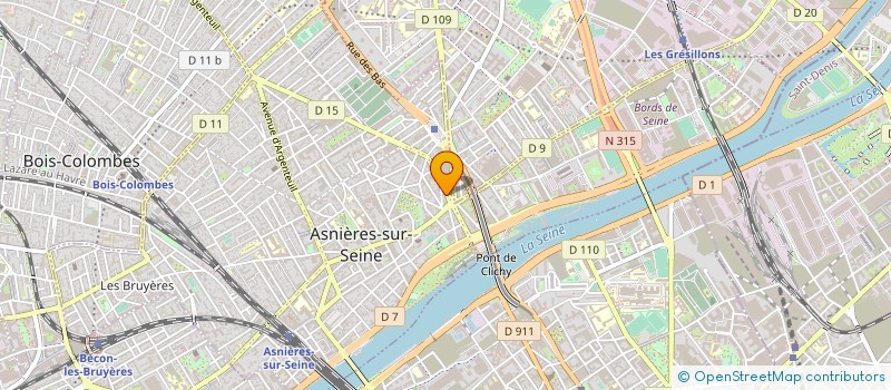 localisation de l'entreprise CIE INTERNATIONALE TRANSPORTS VOYAGES à ASNIERES-SUR-SEINE