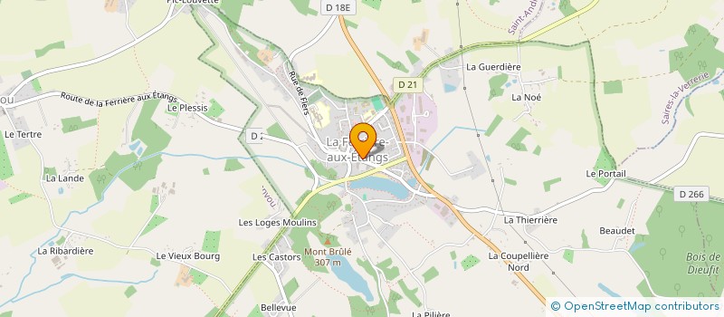 localisation de l'entreprise CIE JE EST UNE AUTRE à LA FERRIERE-AUX-ETANGS