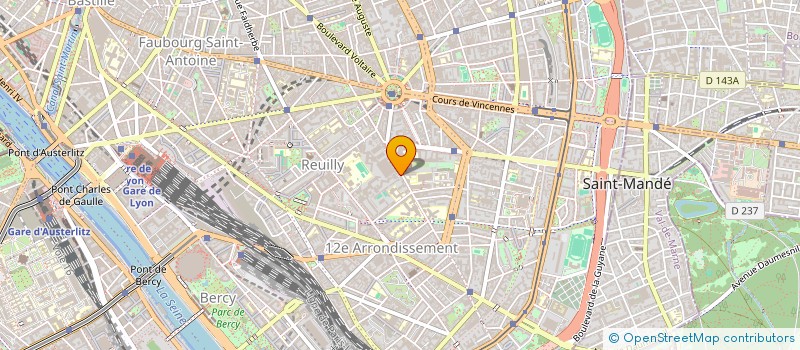 localisation de l'entreprise CIE JEROME DESCHAMPS à PARIS
