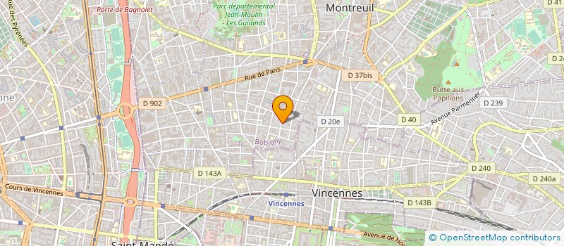 localisation de l'entreprise CIE KAIDARA à MONTREUIL