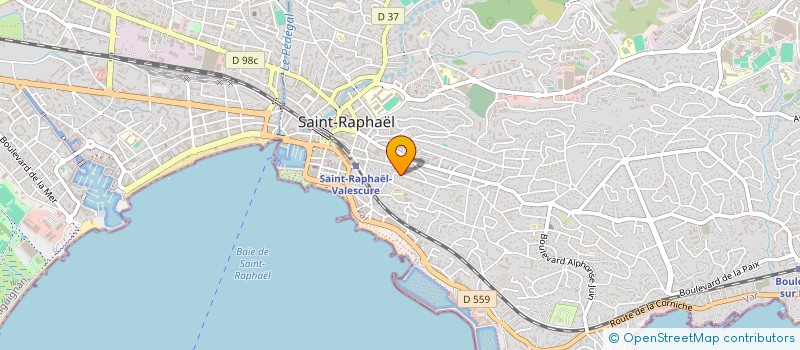 localisation de l'entreprise CIE L'ECHO SAUVAGE  SAINT-RAPHAEL