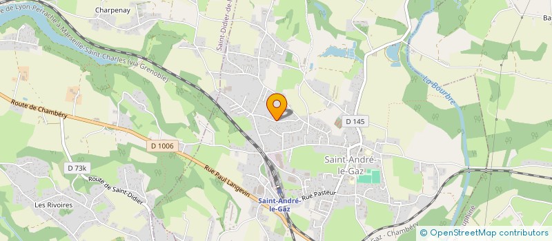 localisation de l'entreprise CIE LA GUITARE A LA MAIN  SAINT-ANDRE-LE-GAZ