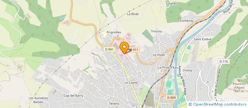 localisation de l'entreprise CIE LA MAISON DU JOUET à MILLAU