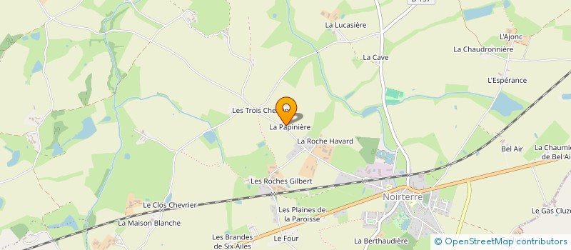 localisation de l'entreprise CIE LE BRUIT DE L'HERBE QUI POUSSE  BRESSUIRE