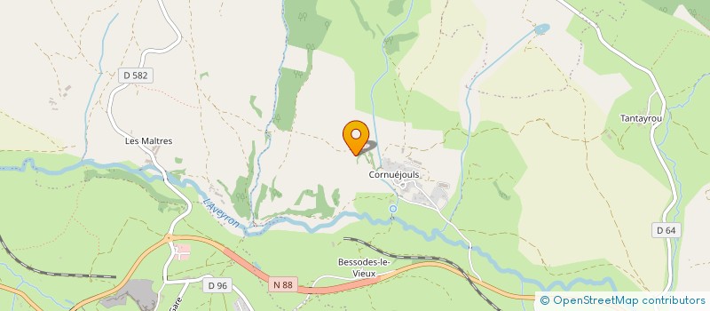 localisation de l'entreprise CIE LE MAS  SEVERAC D'AVEYRON