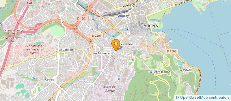 localisation de l'entreprise CIE LE PROCESSUS  DE L'ARAIGNEE à ANNECY